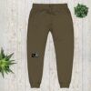 unisex-fleece-sweatpants-military-green-front-6901338f62b20.jpg Unisex fleece sweatpants