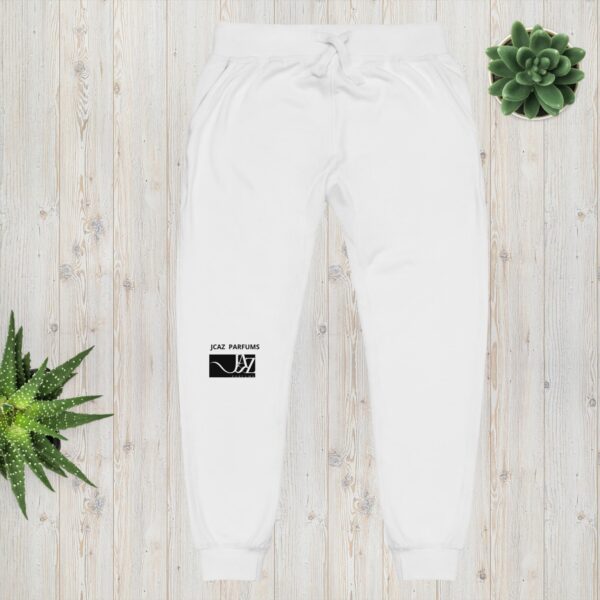 unisex-fleece-sweatpants-white-front-6901338f579c7.jpg Unisex fleece sweatpants